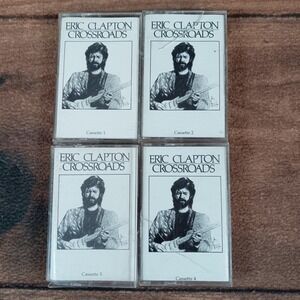Eric Clapton Crossroads 4 Cassette Tape Box Set Polydor Records 1988